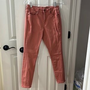 Hi rise skinny jeans